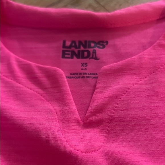 Lands' End Bright Pink Sleeveless Dress - Picture 2 of 2